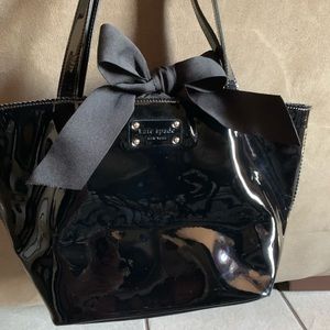 KATE SPADE Black Patent Leather Tote Bag